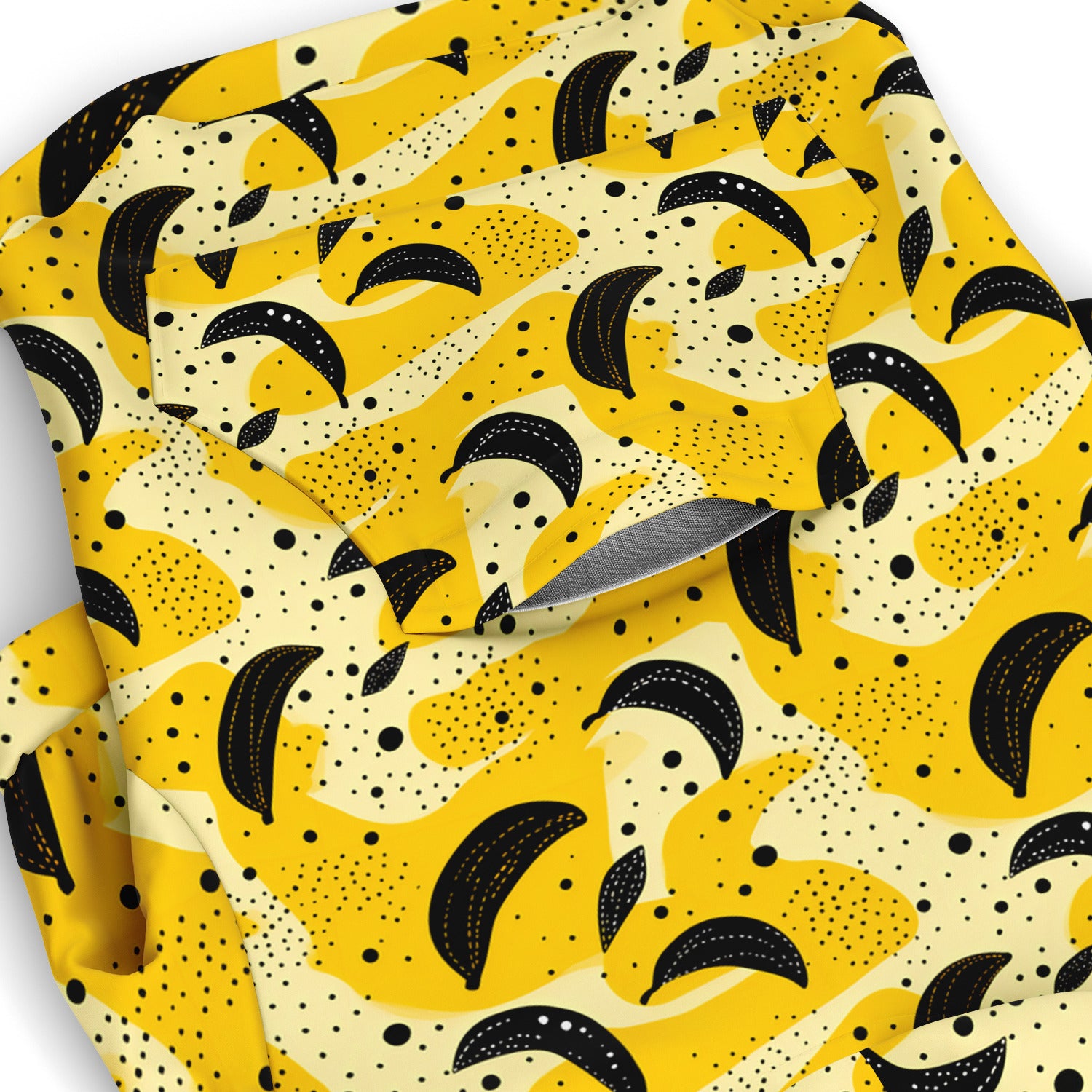 "Banana Fun" - Fashion Pitbull Zip-Up Hoodie - Pittie Choy