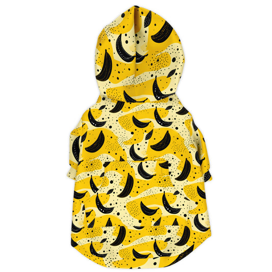"Banana Fun" - Fashion Pitbull Zip-Up Hoodie - Pittie Choy