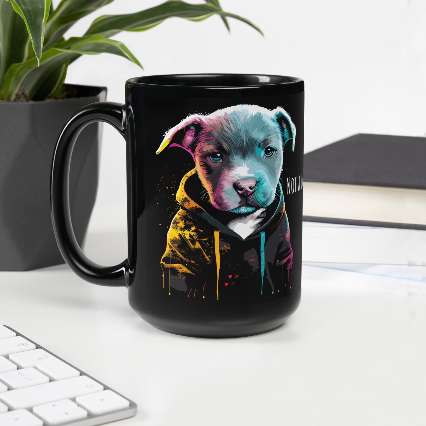 Pit Bull Coffee Mug - "Not A Morning Person" - Pittie Choy