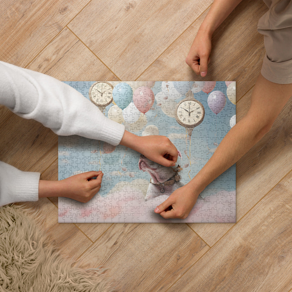 Pitbull Jigsaw Puzzle - Timeless Joy - Pittie Choy