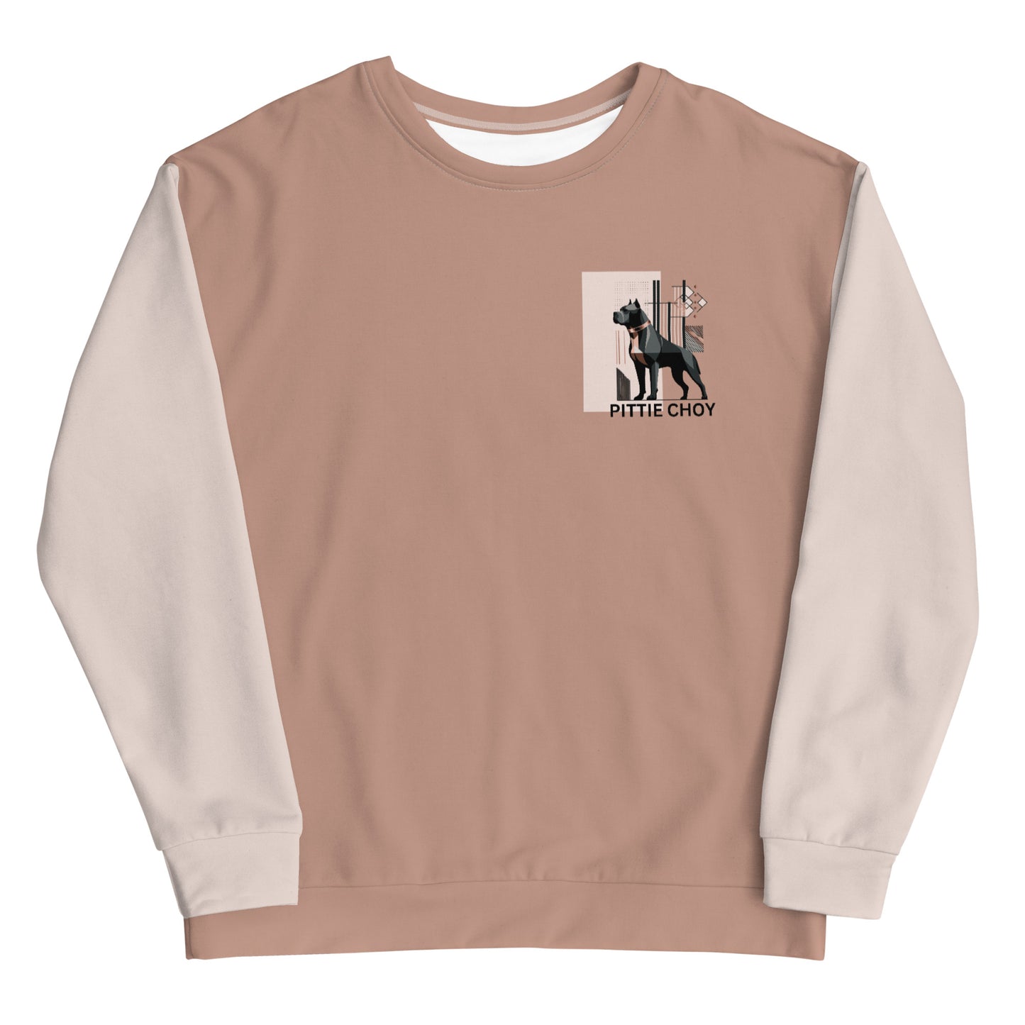 "Elegance Unleashed" - Women's "DON'T JUDGE" Pit Bull Sweatshirt - Pittie Choy