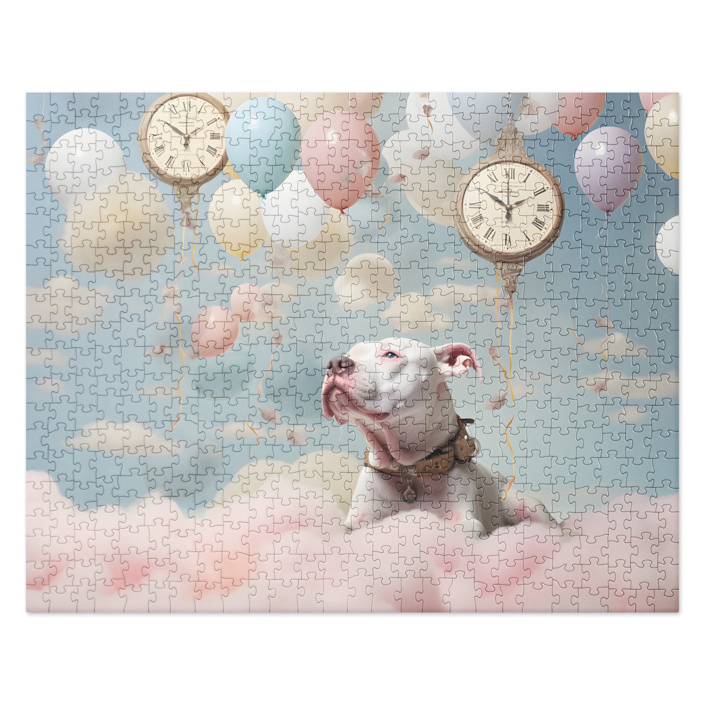 Pitbull Jigsaw Puzzle - Timeless Joy - Pittie Choy