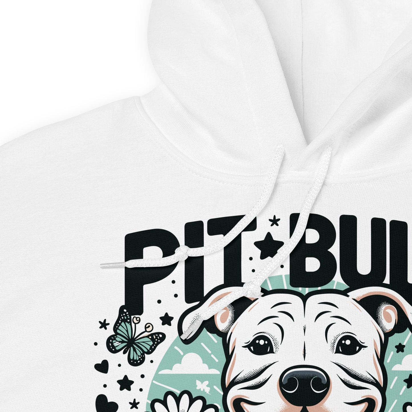 Pitbull Mom Floral Women's Hoodie - Pittie Choy