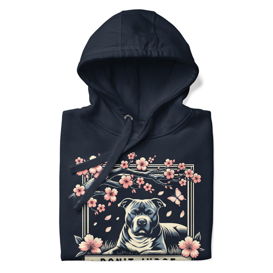 "Cherry Blossom Advocacy" - Don't Judge Pitbull Hoodie - Pittie Choy