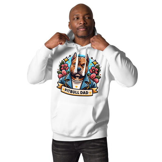 Pitbull Dad Hoodie - Bold & Stylish Comfort - Pittie Choy