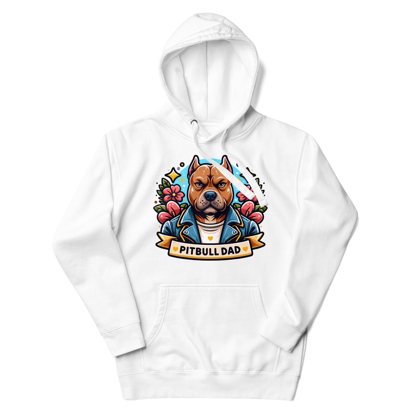 Pitbull Dad Hoodie - Bold & Stylish Comfort - Pittie Choy