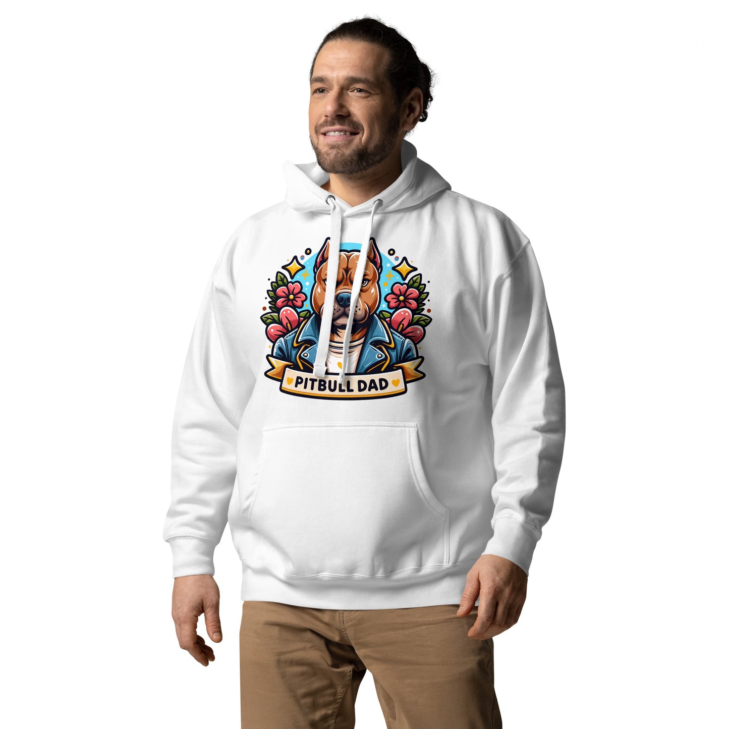Pitbull Dad Hoodie - Bold & Stylish Comfort - Pittie Choy