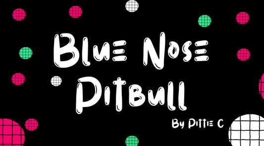Blue Nose Pitbull - Cover Image of Pittie Choy blog about blue nose pitbull