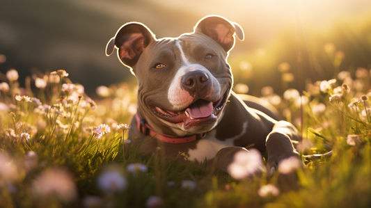 What does it mean when a pitbull is smiling?