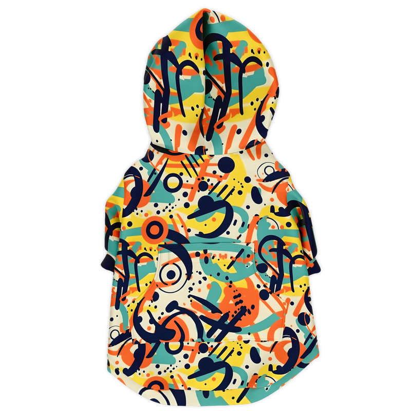 "Urban Paws" - Fashion Pitbull Zip-Up Hoodie for Dogs