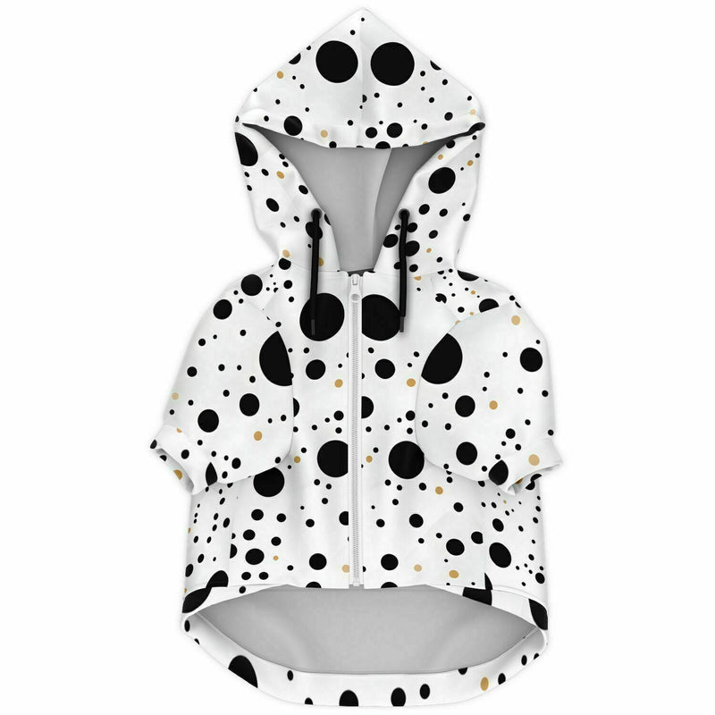 "Dalmatian Dots" Fashion Pitbull Zip-Up Hoodie