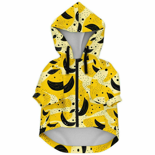 "Banana Fun" - Fashion Pitbull Zip-Up Hoodie - Pittie Choy