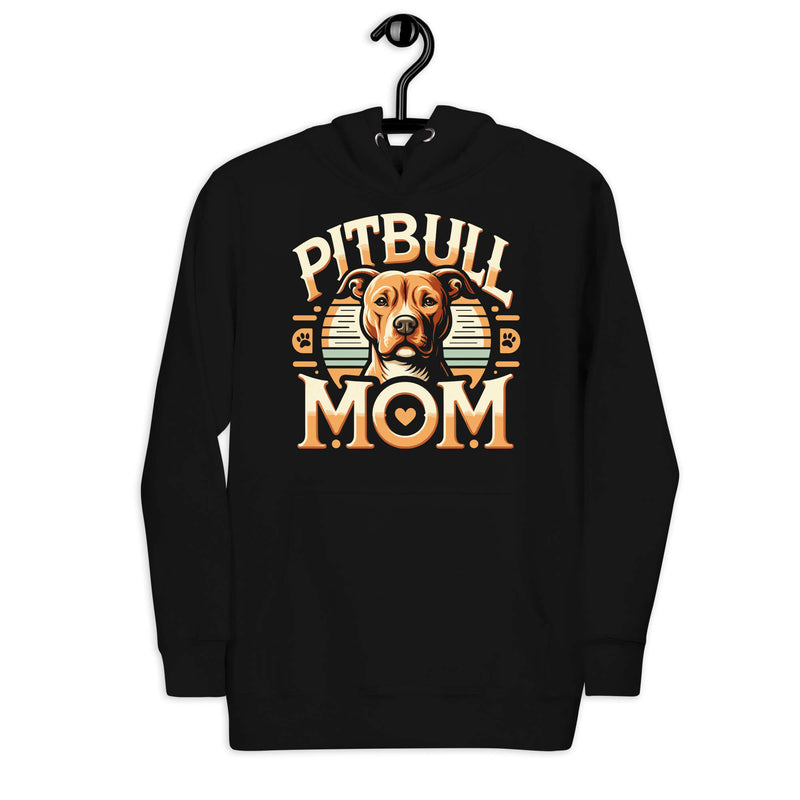 Pitbull Mom Hoodie - Show Your Pittie Pride