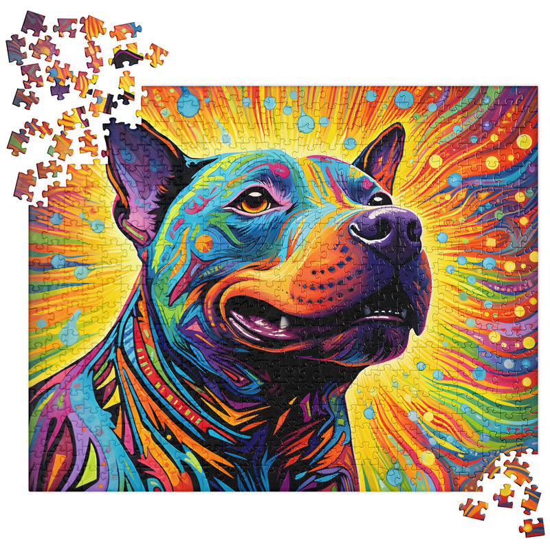 Pitbull Jigsaw Puzzle - Radiant Rex