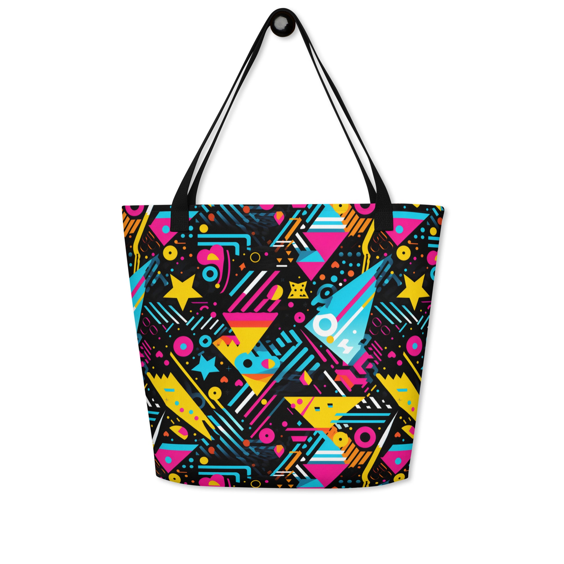 Pitbull Large Tote Bag - "Pawsitively Powerful" - Pittie Choy