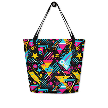 Pitbull Large Tote Bag - "Pawsitively Powerful" - Pittie Choy