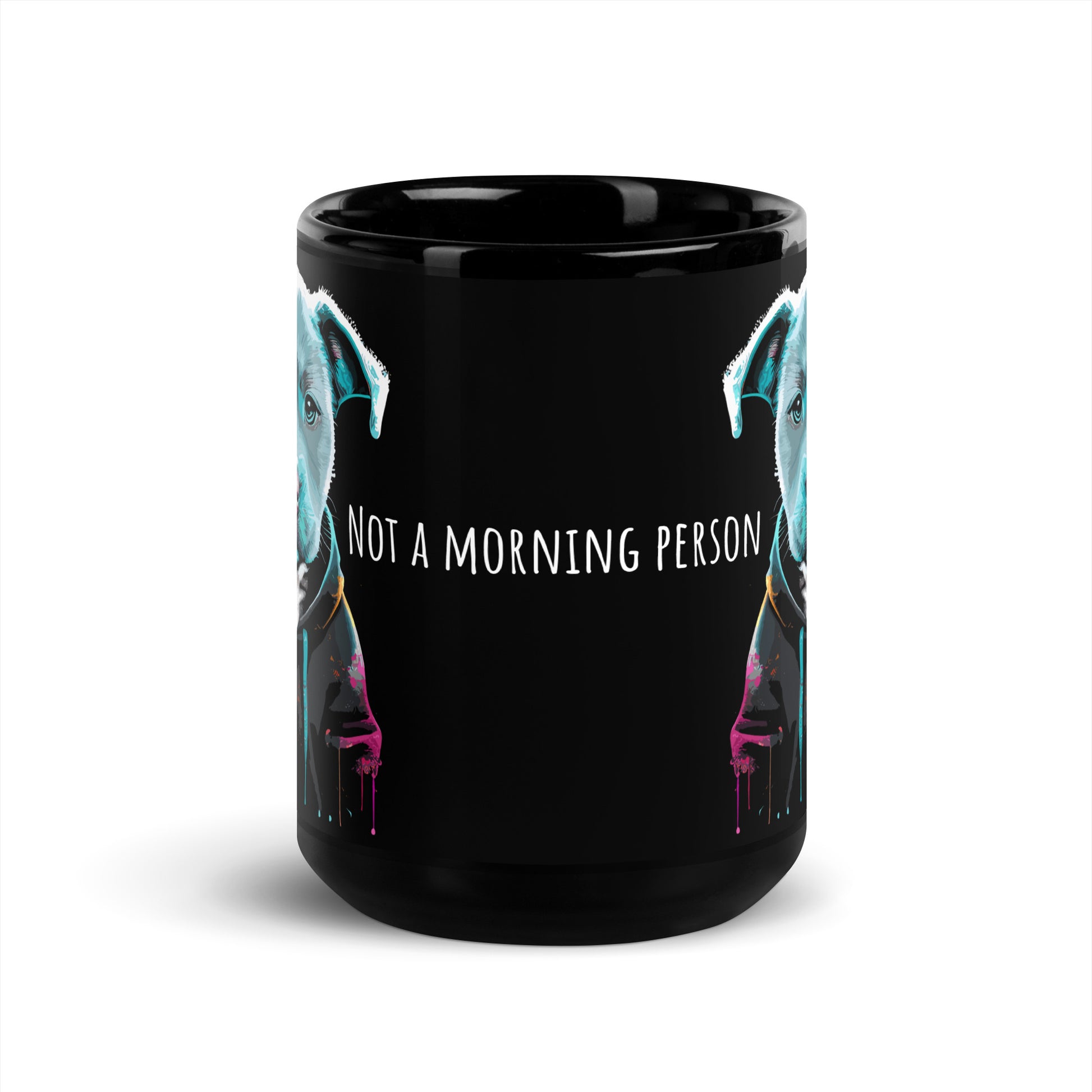 Pit Bull Coffee Mug - "Not A Morning Person" - Pittie Choy