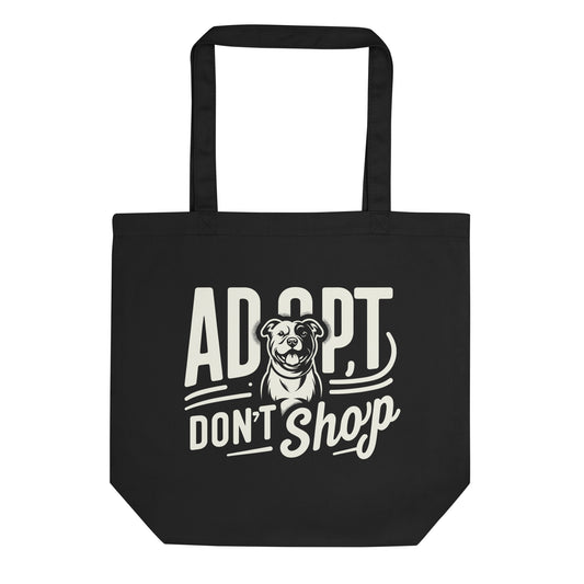 "Adopt, Don't Shop" Pitbull Tote Bag - Pittie Choy
