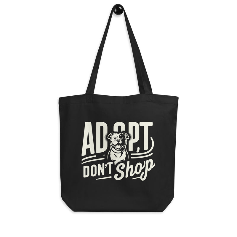 "Adopt, Don't Shop" Pitbull Tote Bag
