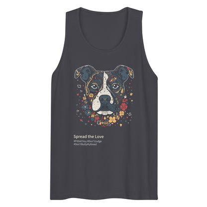 "Spread The Love" Men's Tank Top - Pittie Choy