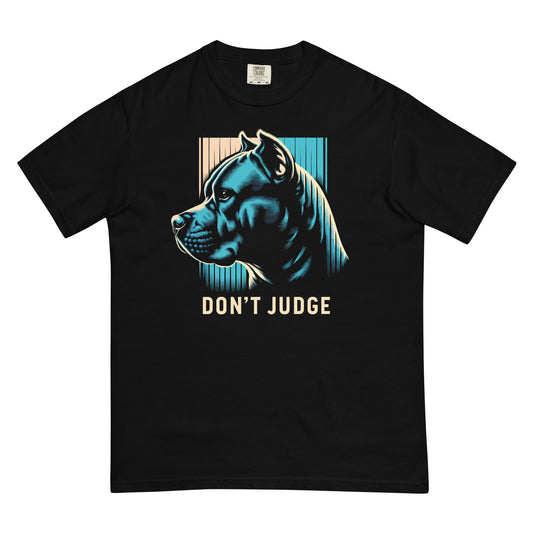 Profile Prowess 'Don't Judge' Unisex Pitbull T-Shirt - Pittie Choy