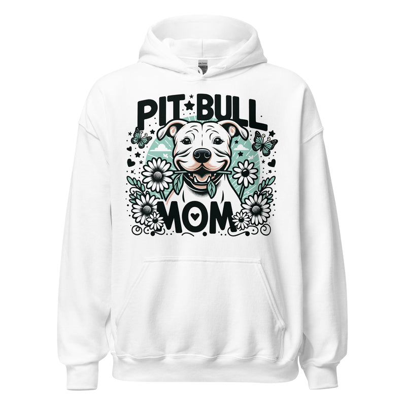 Pitbull Mom Floral Women's Hoodie