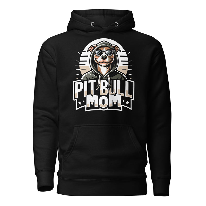 Pitbull Mom - Iconic Hoodie