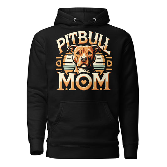 Pitbull Mom Hoodie - Show Your Pittie Pride - Pittie Choy