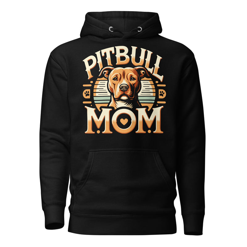 Pitbull Mom Hoodie - Show Your Pittie Pride