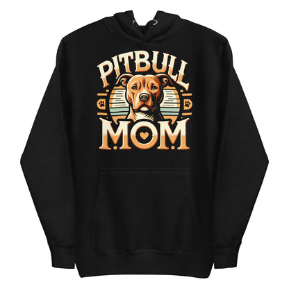 Pitbull Mom Hoodie - Show Your Pittie Pride - Pittie Choy