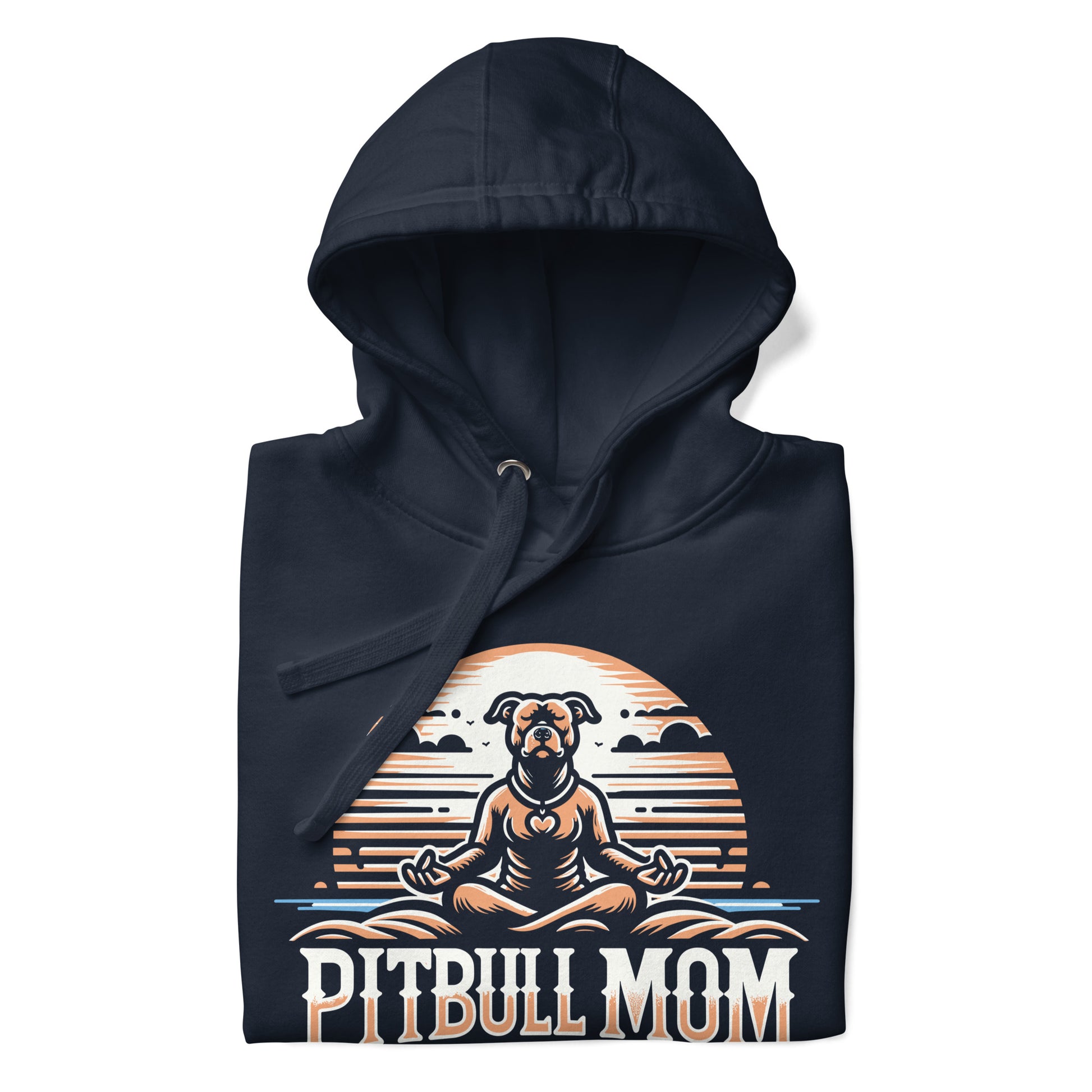 "Sunset Companion" - Pitbull Mom Hoodie - Pittie Choy
