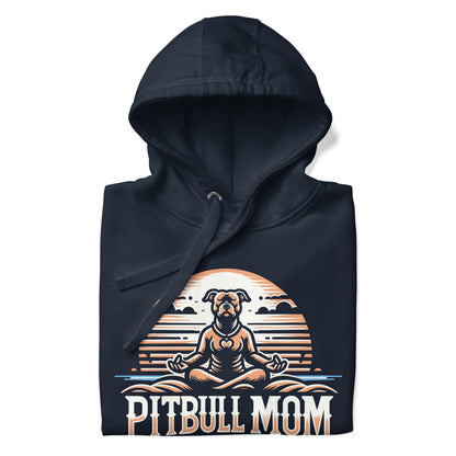"Sunset Companion" - Pitbull Mom Hoodie - Pittie Choy
