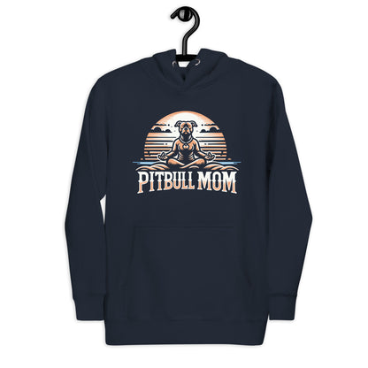 "Sunset Companion" - Pitbull Mom Hoodie - Pittie Choy