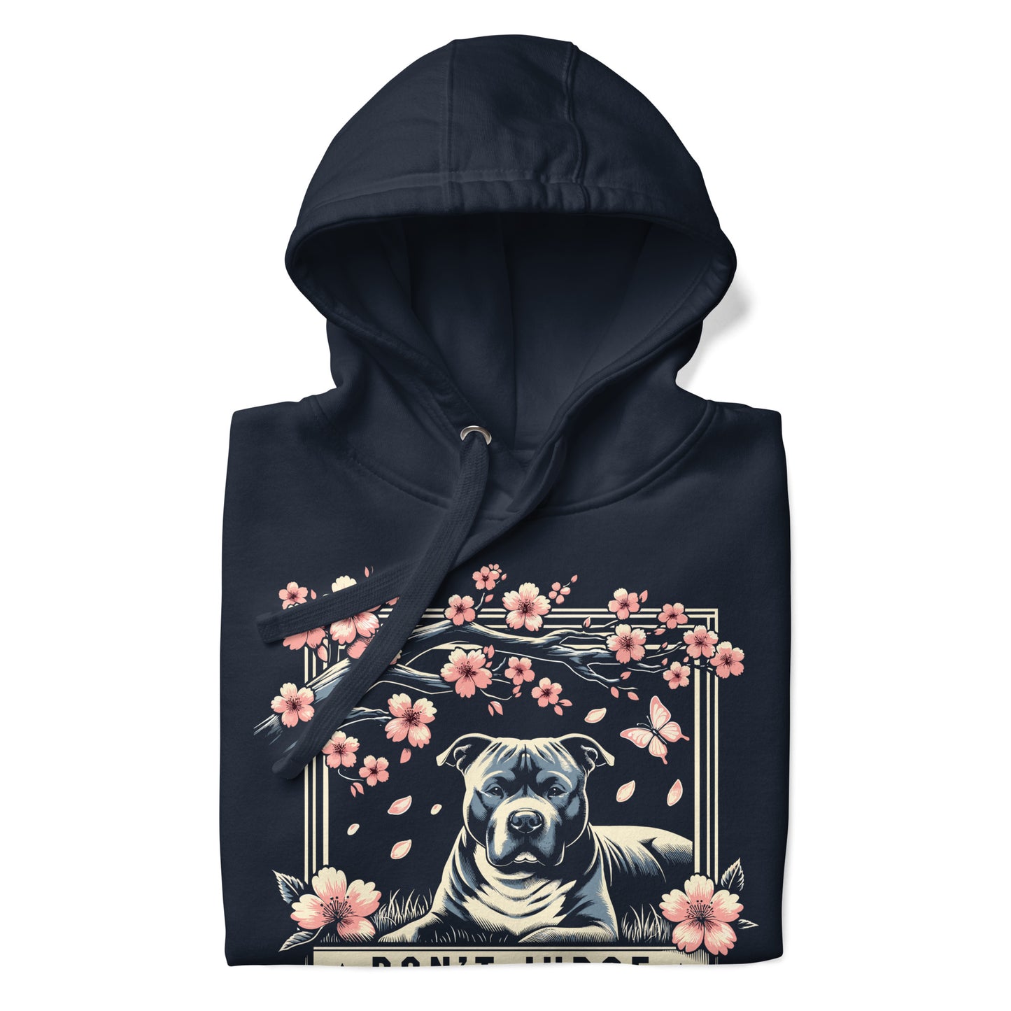 "Cherry Blossom Advocacy" - Don't Judge Pitbull Hoodie - Pittie Choy