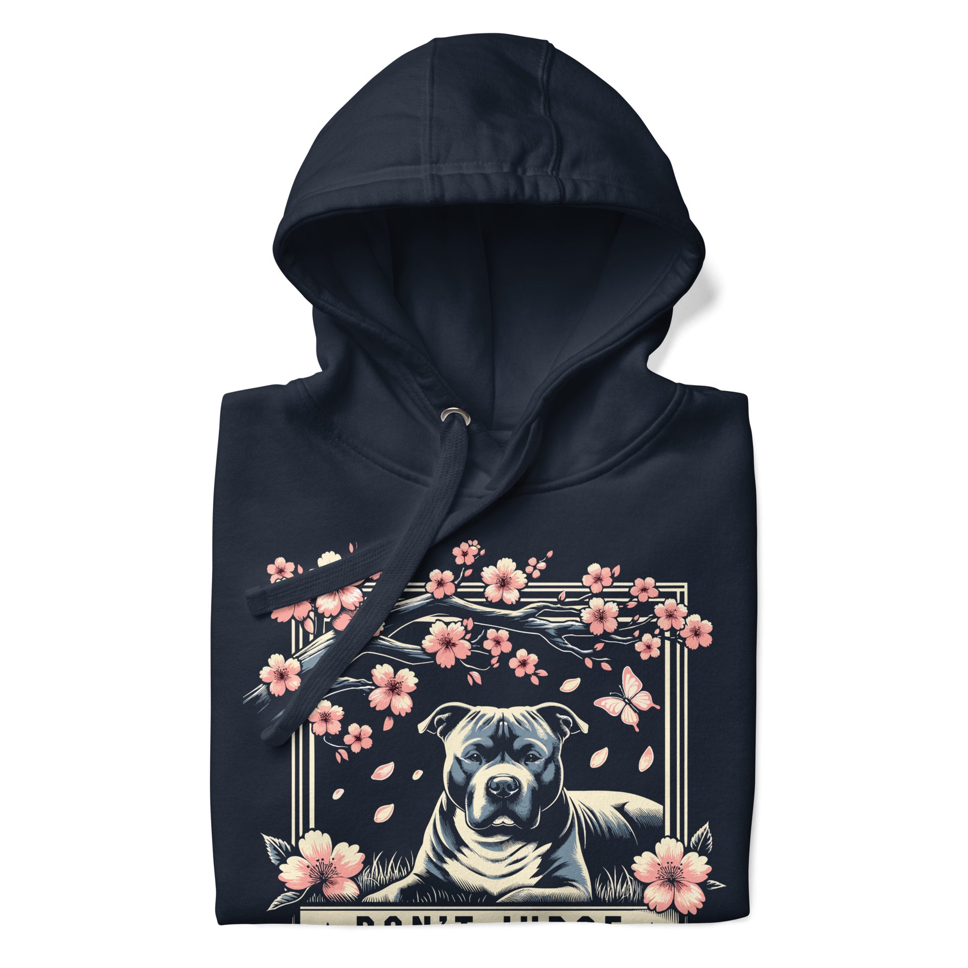 "Cherry Blossom Advocacy" - Don't Judge Pitbull Hoodie - Pittie Choy