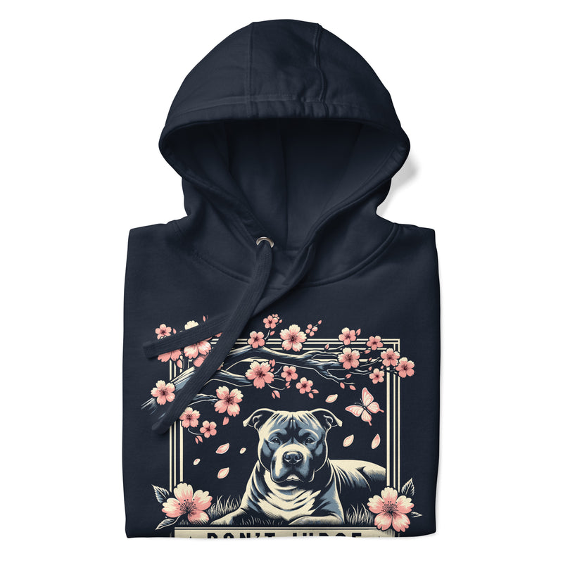 "Cherry Blossom Advocacy" - Don't Judge Pitbull Hoodie