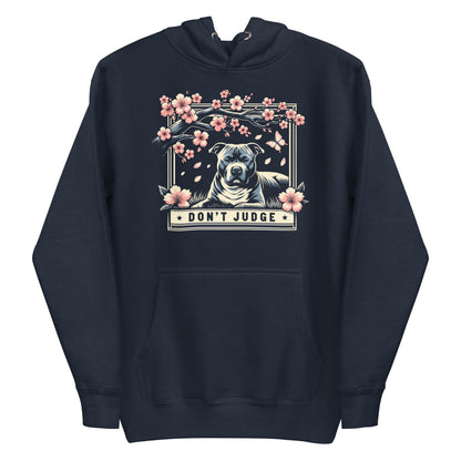 "Cherry Blossom Advocacy" - Don't Judge Pitbull Hoodie - Pittie Choy