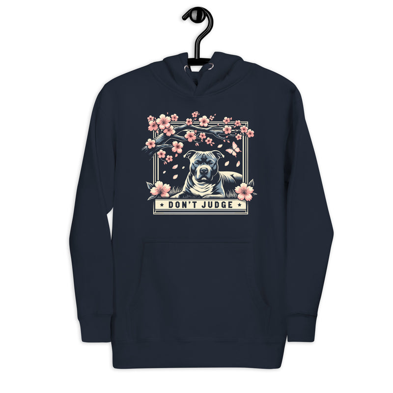 "Cherry Blossom Advocacy" - Don't Judge Pitbull Hoodie