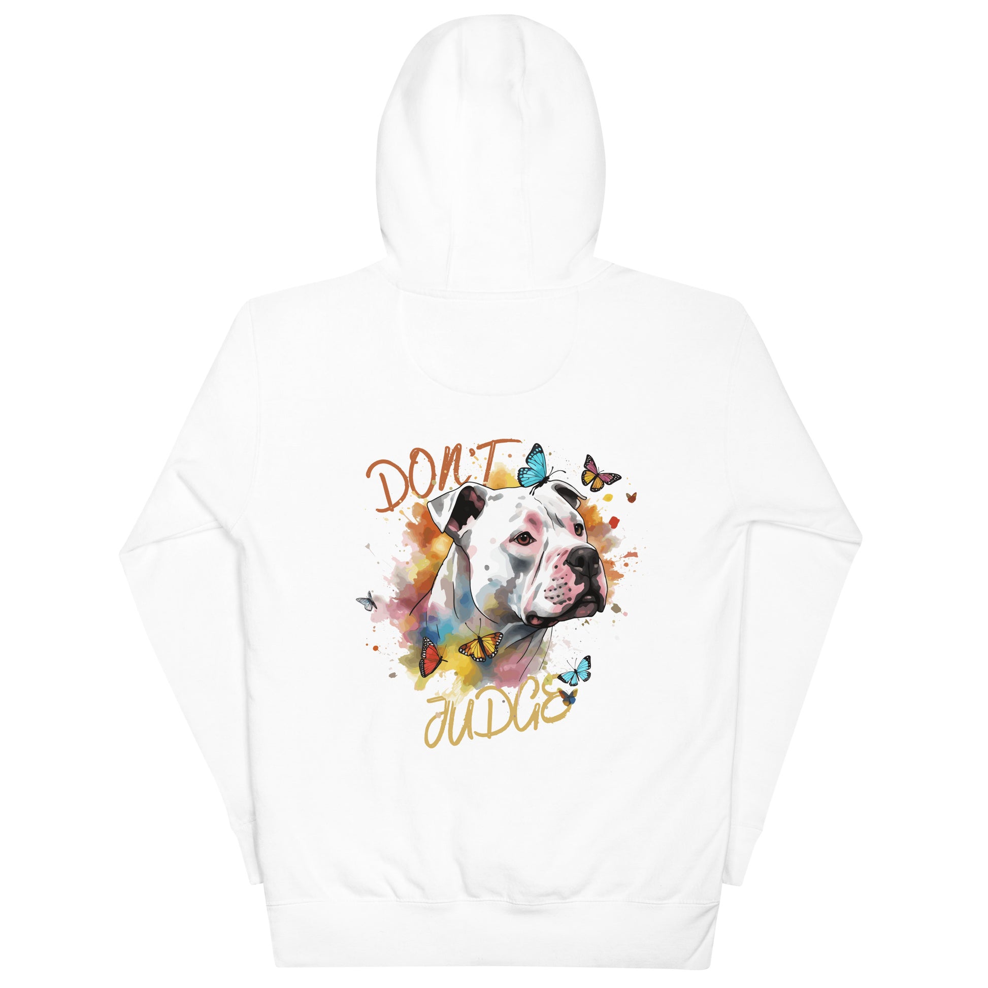 Don't Judge Unisex Pitbull Hoodie - Pittie Choy