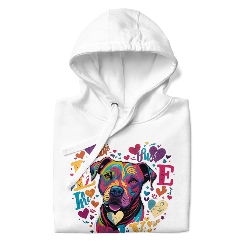 Women's Pitbull Heart Love Hoodie