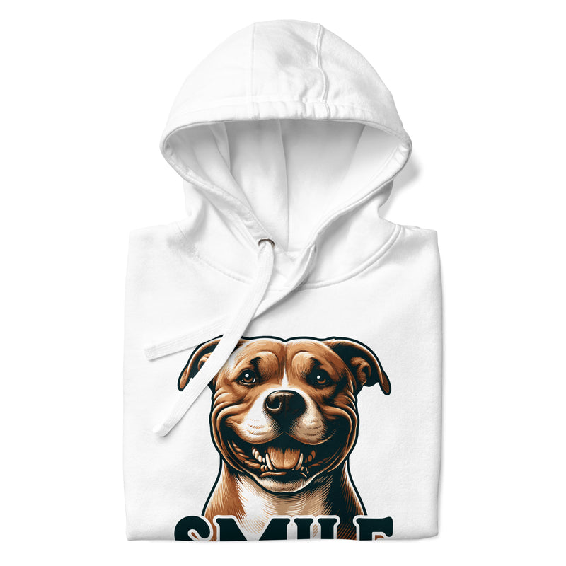 Cheerful Canine 'SMILE' Pitbull Hoodie