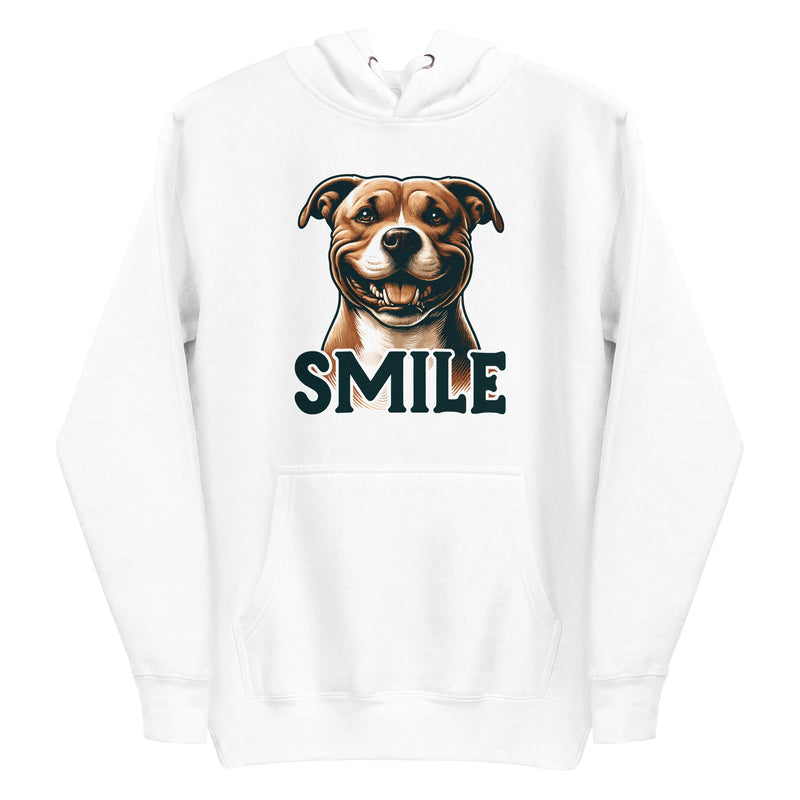 Cheerful Canine 'SMILE' Pitbull Hoodie