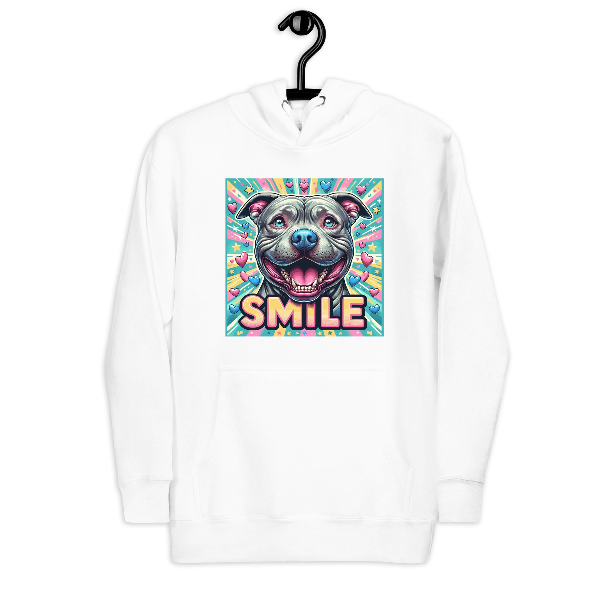 'Hearts & Smiles' Pitbull Hoodie - Pittie Choy