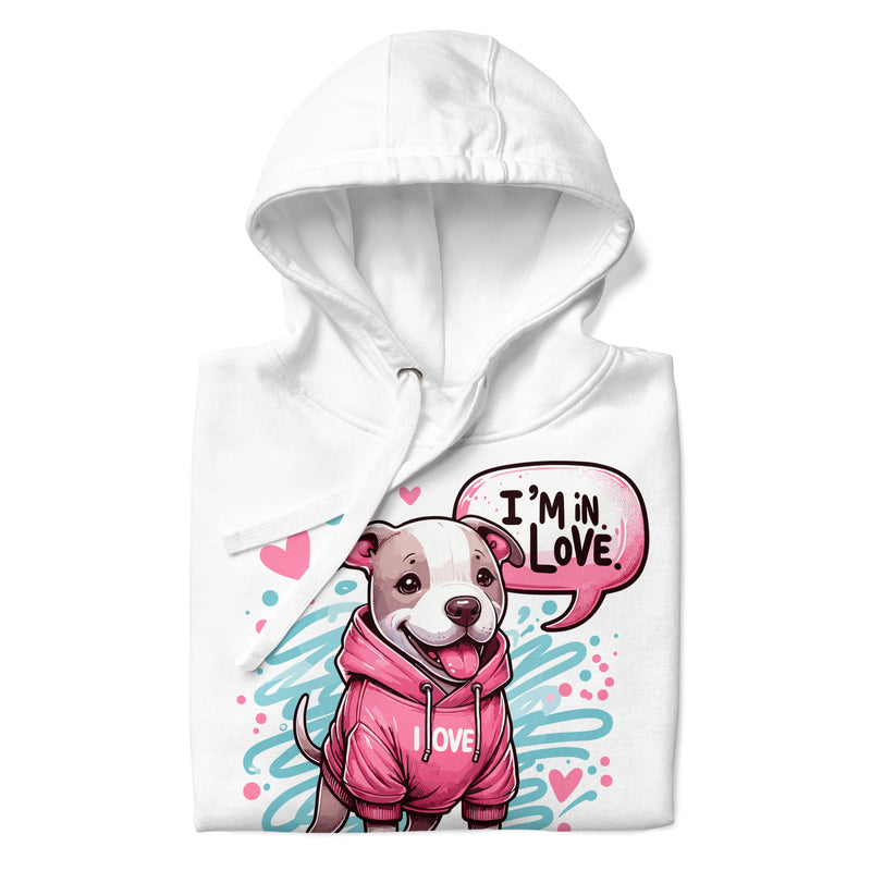 'Puppy Love' Pitbull Hoodie