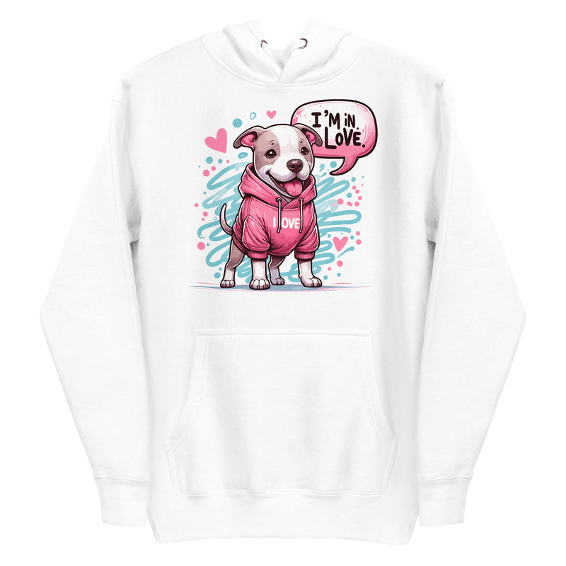 'Puppy Love' Pitbull Hoodie