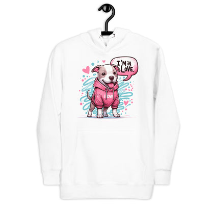 'Puppy Love' Pitbull Hoodie - Pittie Choy