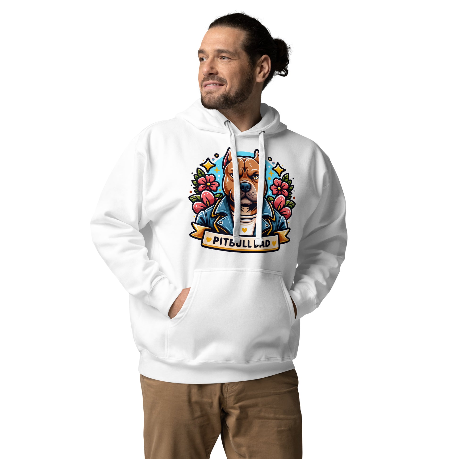 Pitbull Dad Hoodie - Bold & Stylish Comfort - Pittie Choy