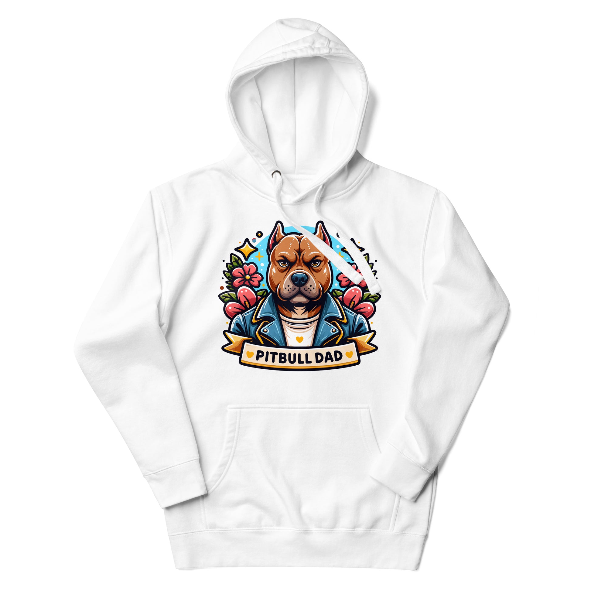 Pitbull Dad Hoodie - Bold & Stylish Comfort - Pittie Choy