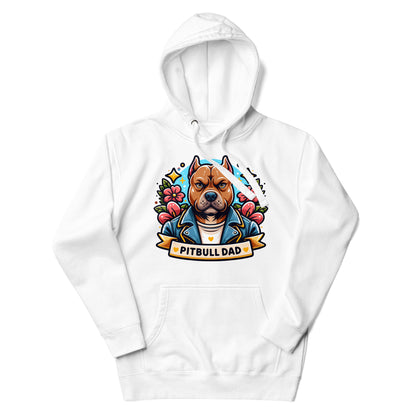 Pitbull Dad Hoodie - Bold & Stylish Comfort - Pittie Choy