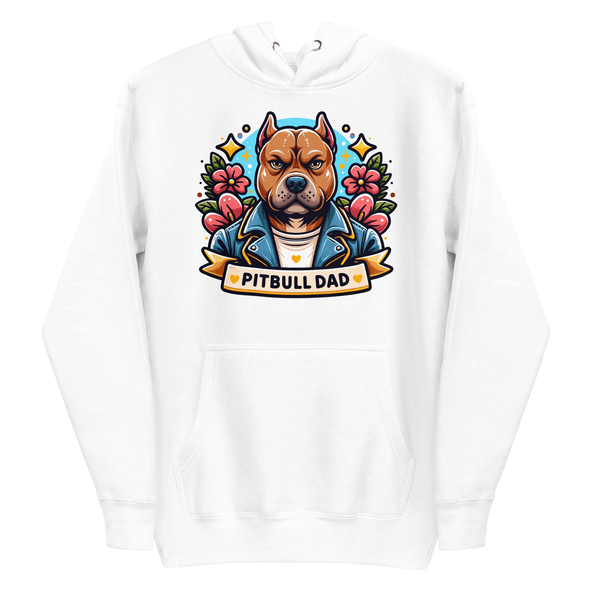 Pitbull Dad Hoodie - Bold & Stylish Comfort - Pittie Choy